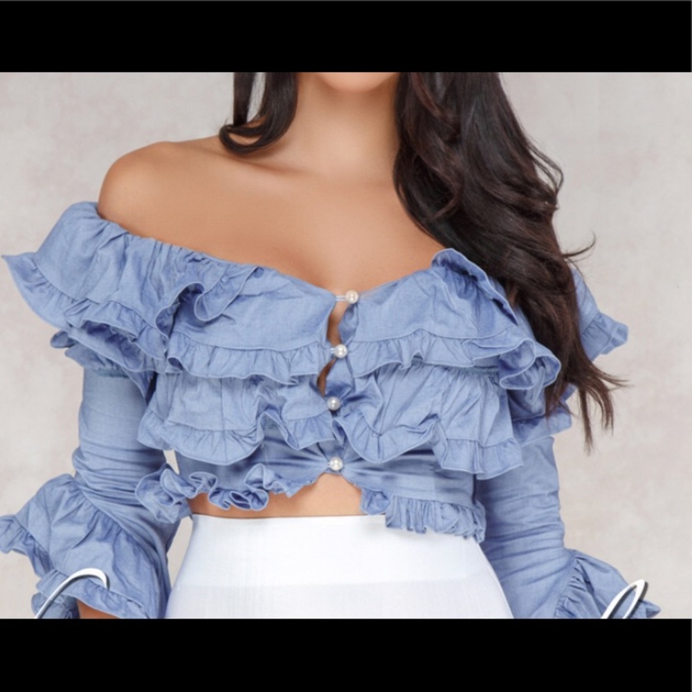 Off the shoulder blouse